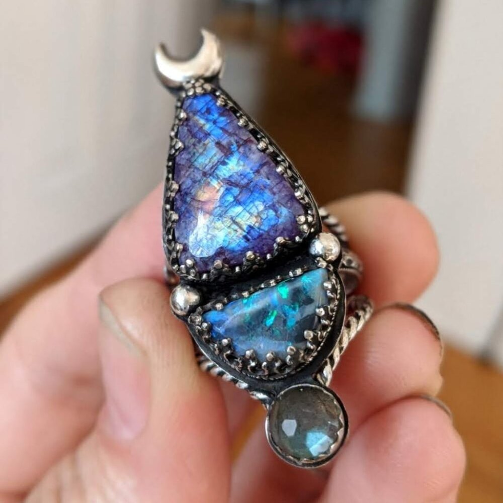 Opal Statement Ring - image 2